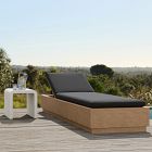 Telluride Outdoor Chaise Lounge &amp; Syros Side Table Set