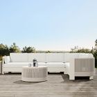 Porto Aluminum Outdoor 4-Piece L-Shaped Sectional (129")