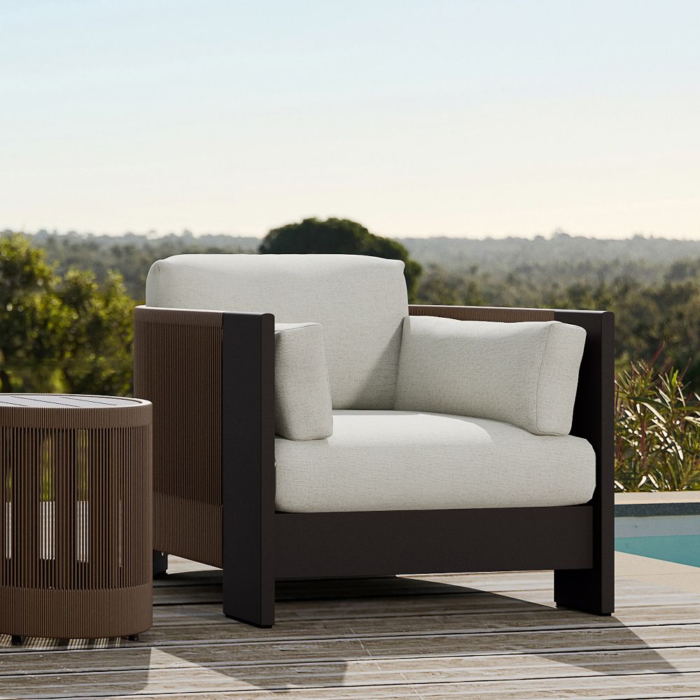 Porto Aluminum Outdoor Lounge Chair by West Elm