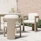Westport Wicker Outdoor Barrel Dining Chair (Set of 2)