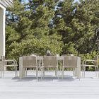 Telluride Aluminum Outdoor Extendable Table (60"&ndash;85") &amp; Oceana Dining Chairs Set