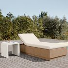 Telluride Outdoor Chaise Lounge &amp; Syros Side Table Set