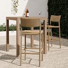 Portside Outdoor Bar Table &amp; Wesport Bar Stools
