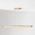 Open Box: Adele LED Linear Chandelier (48") - Antique Brass