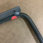 Open Box: Alden Counter Stool (26") - Natural/Brass