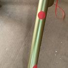 Open Box: Andie Swivel Desk Chair - Performance Chunky Boucle White, Antique Brass