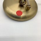 Open Box: Aria Round Glass Pendant (16") - Antique Brass/Milk Glass