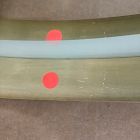 Open Box: Curved Light Up Vanity Mirror (28") - Antique Brass