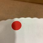 Open Box: Fluted Ceramic Indoor/Outdoor Side Table (16") - White