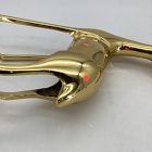 Open Box: Metal Reindeer Object, Standing - Brass