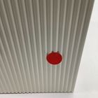 Open Box: Modern Fluted Jewelry Box, Cube (10"H) - White