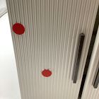 Open Box: Modern Fluted Jewelry Box, Cube (10"H) - White