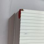 Open Box: Modern Fluted Jewelry Box, Cube (10"H) - White