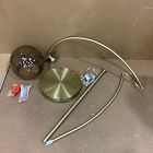 Open Box: Overarching Acrylic Shade Floor Lamp (76") - Antique Brass, Smoke