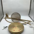 Open Box: Overarching Acrylic Shade Floor Lamp (76") - Antique Brass, Smoke