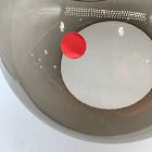 Open Box: Overarching Acrylic Shade Floor Lamp (76") - Antique Brass, Smoke