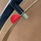 Open Box: Perforated Single LED Chandelier (35") - Bronze, Brass