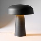 Open Box: Rory Ceramic Table Lamp (13.5") - Black