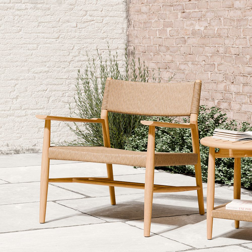 Baycrest Outdoor Teak Lounge Chair by West Elm