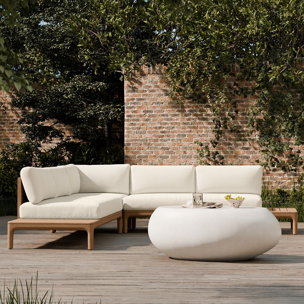 Catalina Outdoor 3-Piece L-Shaped Sectional (109.5") by West Elm