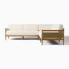 Baycrest Outdoor Teak 3-Piece L-Shaped Sectional (95")