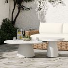 Concrete Pedestal Outdoor Nesting Coffee Tables (24"&ndash;44")