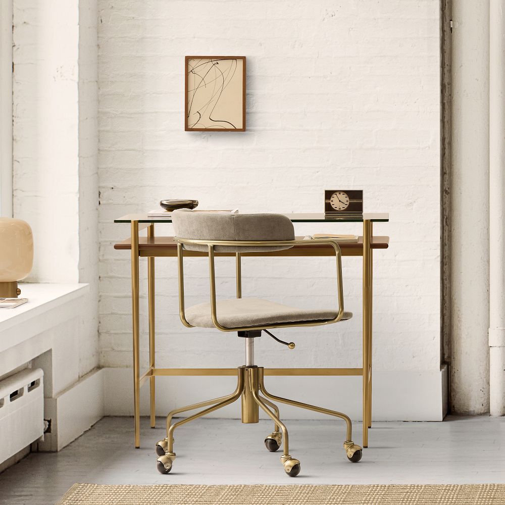 Mid-Century Art Display Mini Desk (36") by West Elm