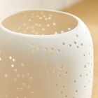Constellation Pierced Ceramic Candleholders