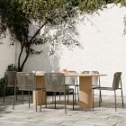 Ellington Outdoor Terrawood Oval Dining Table &amp; Oceana Dining Side Chairs Set