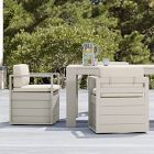 Telluride Aluminum Outdoor Swivel Dining Chair