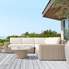 Westport Wicker Outdoor 3-Piece L-Shaped Sectional (108")