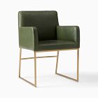 Range Leather Dining Arm Chair