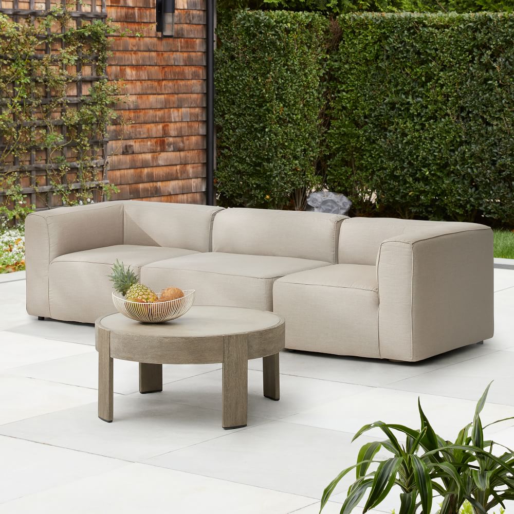 Remi Outdoor 3-Piece Sofa by West Elm