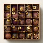 Jewel-Toned Glass Ball Ornaments (Set of 25)