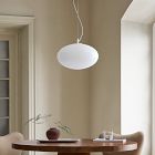 Aria Oval Glass Pendant (12"-16")