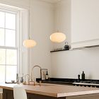 Aria Oval Glass Pendant (12"-16")