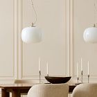 Aria Rounded Rectangle Glass Pendant (12"-16")