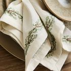 Embroidered Juniper Napkins