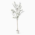Faux Potted Black Olive Tree