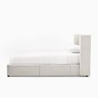 Shelter Non-Tufted Side Storage Bed
