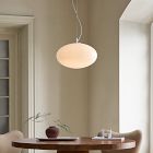 Aria Oval Glass Pendant (12"-16")