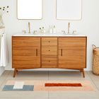 Colourblock Bath Mat Runner