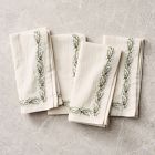 Embroidered Juniper Napkins