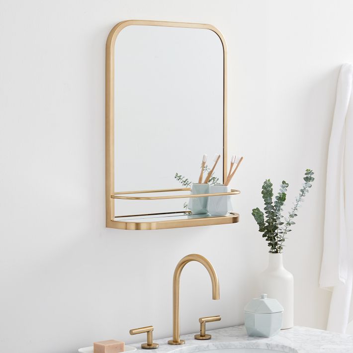 Seamless Wall Shelf Mirror - 17