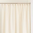 Colorblock Canvas Shower Curtain
