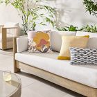 Banded Basketweave Indoor/Outdoor Pillow