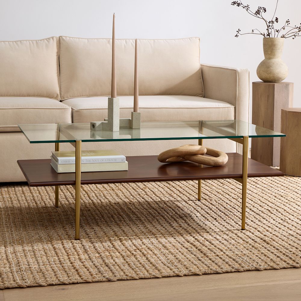 Mid-Century Art Display Coffee Table | Modern Living Room