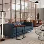 Rivera C-Shaped Side Table - Wood