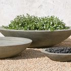 Zen Cast Stone Indoor/Outdoor Bowl Planter
