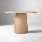 Anton Solid Wood Round Pedestal Dining Table (48", 60", 72")